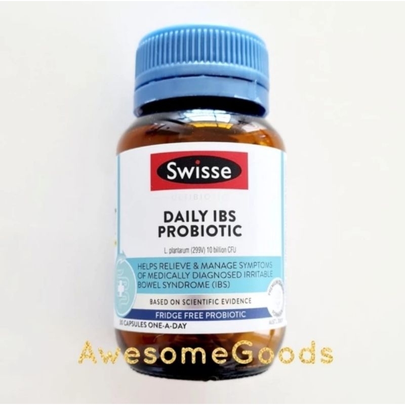 Swisse Ultibiotic Daily IBS Probiotic 30 Capsules