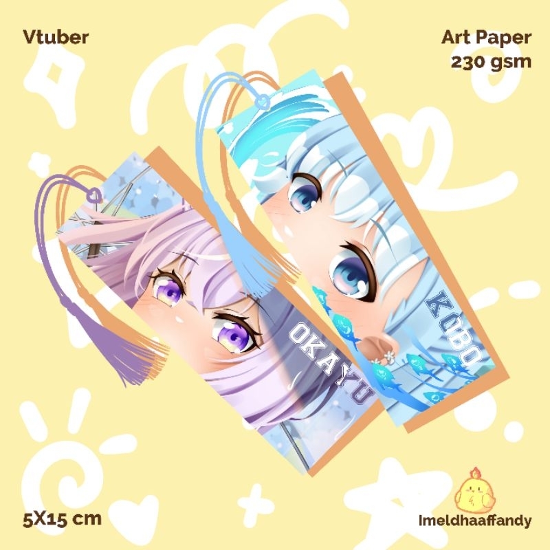 

[Imeldhaaff] Bookmark Vtuber Artprint