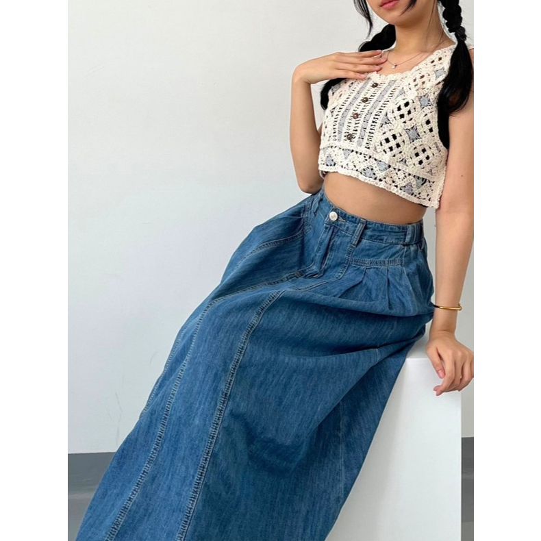 CHAVA CROCHET VEST PINKDOSE IMPORT PREMIUM #31100