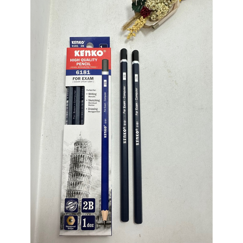 

PENSIL 2B KENKO 6181 BIRU (12 PCS) ASLI