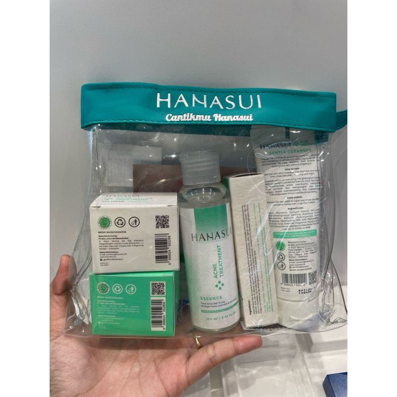 paket skincare hanasui acne