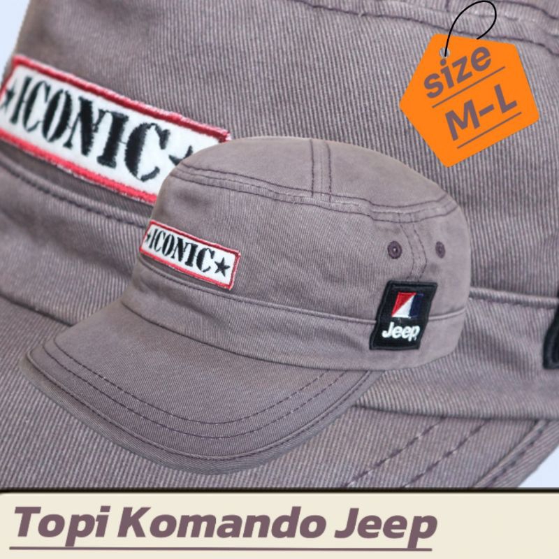 Topi komando jeep