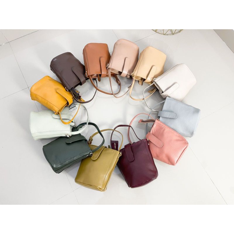 Tas hp kulit sapi asli tas mini tas kulit asli garut