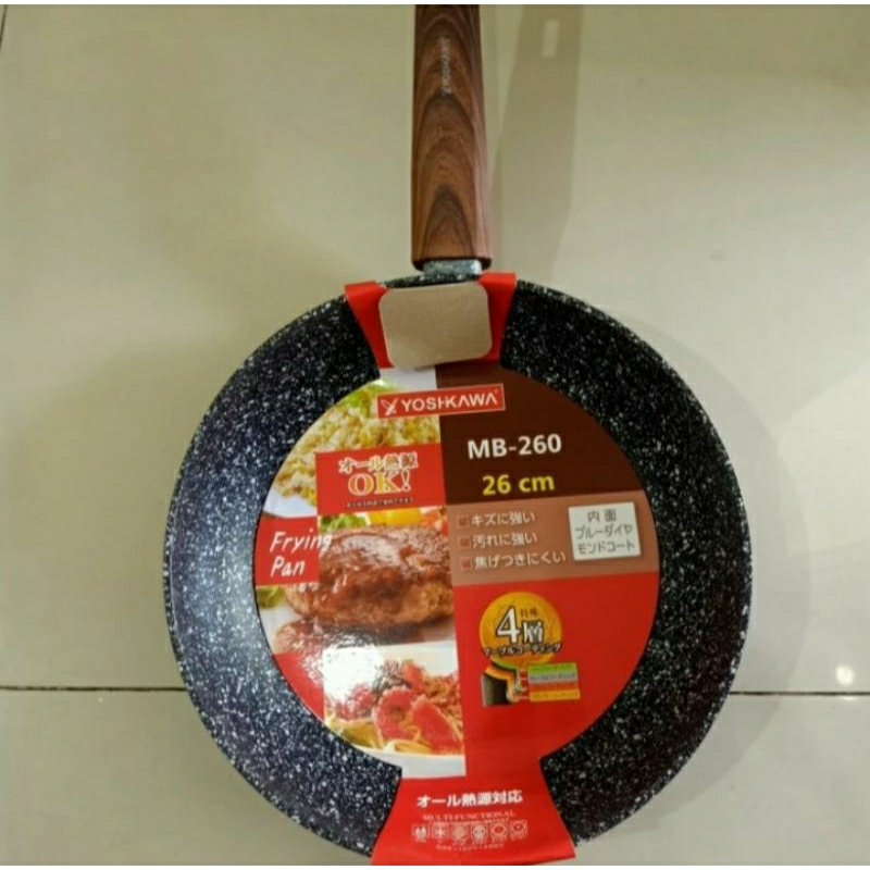 wajan anti lengket keramik 28 cm Minowa yoshikawa