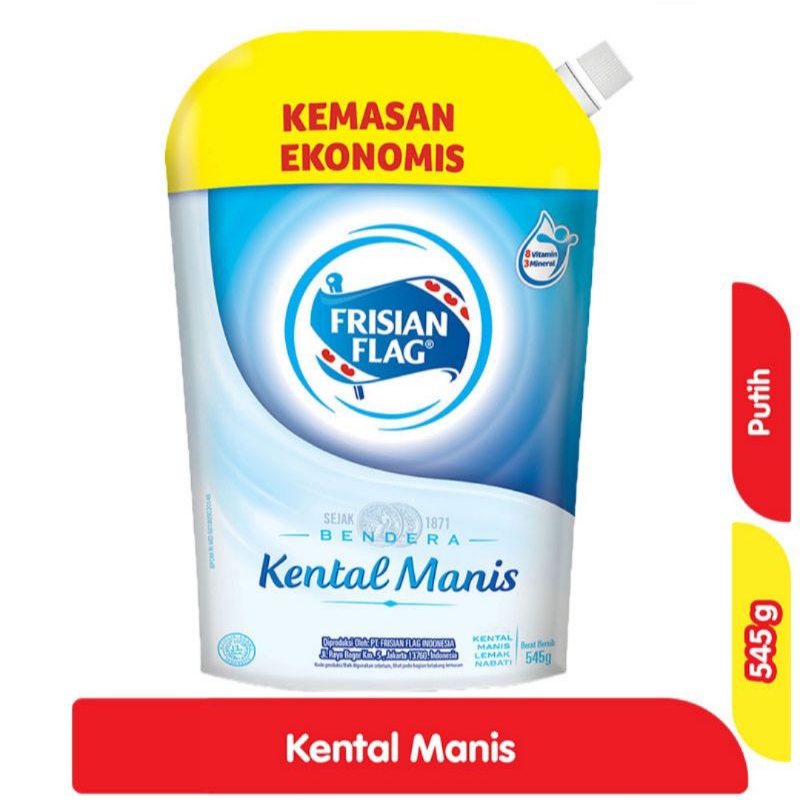 

FRISIAN FLAG Susu Kental Manis Putih 545 g