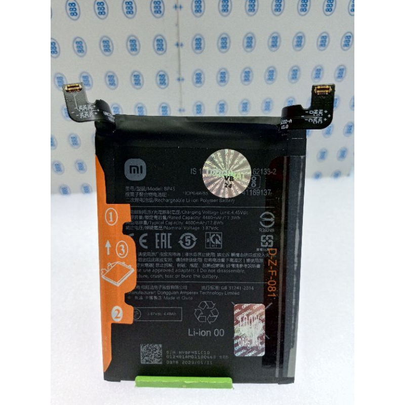 BATERAI ORIGINAL REDMI 12 PRO 5G BM45 REDMI 12PRO 5G BM4S ORIGINAL