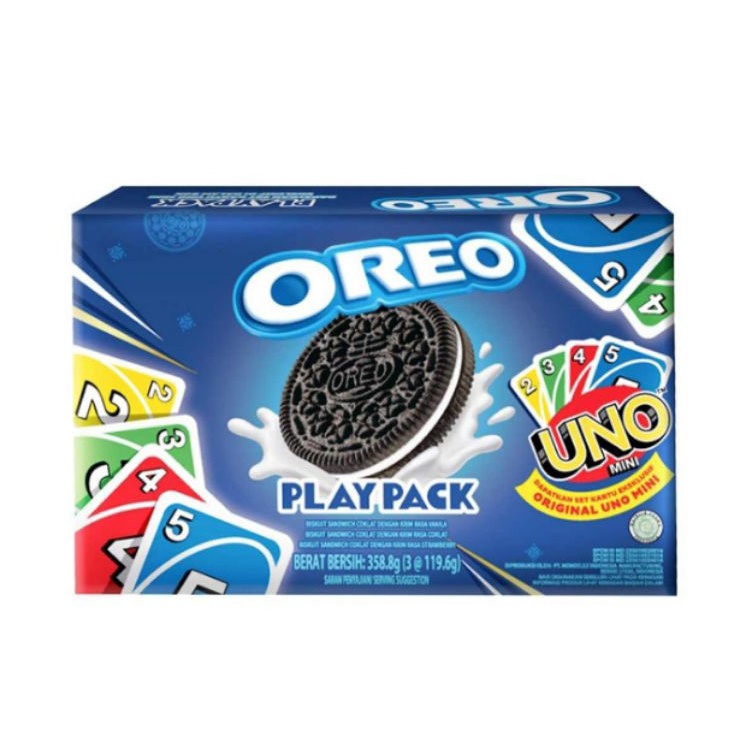 Sentuhan Personal Oreo Play Pack x Set Kartu Uno mini original eksklusif