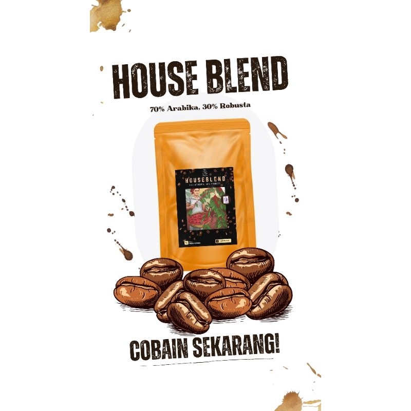 

Kopi house blend arabika 250gr