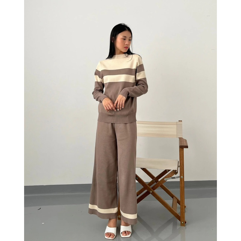 KEKANA | One set knit cullote - Atasan Kulot Knit