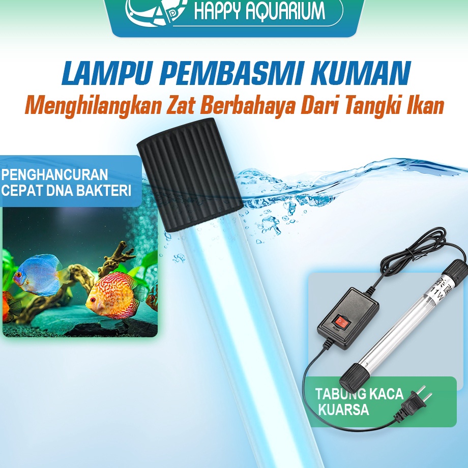 Grosir Menarik  Lampu UV 3713 watt Tangki Ikan UV Sterilisasi Lampu ultraviolet aquarium
