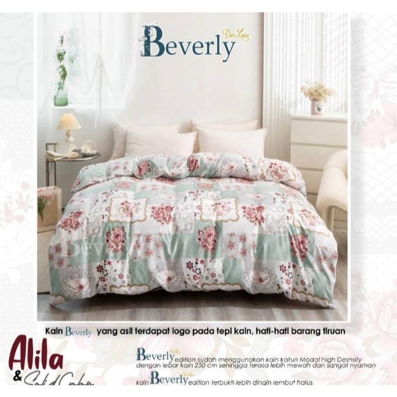 Sprei Katun BEVERLY  ALILA | Sprei Home Industry dari Katun CVC Premium | Sprei Uk.90,100,120,160,18
