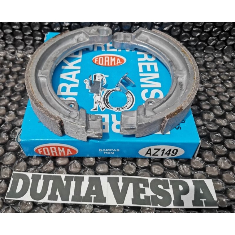 Kampas rem depan vespa super r8 Az 149 forma