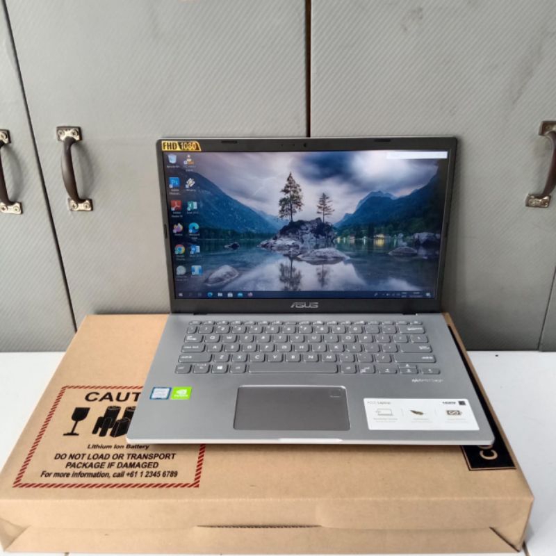 Laptop Asus VivoBook A409FJ, Intel Core i5 - 8256U, Intel Hd Graphics 620, Ram 4Gb / 256Gb, #DualVga, Super Slim, Ngebut, Seri Baru, Lengkap, Silver