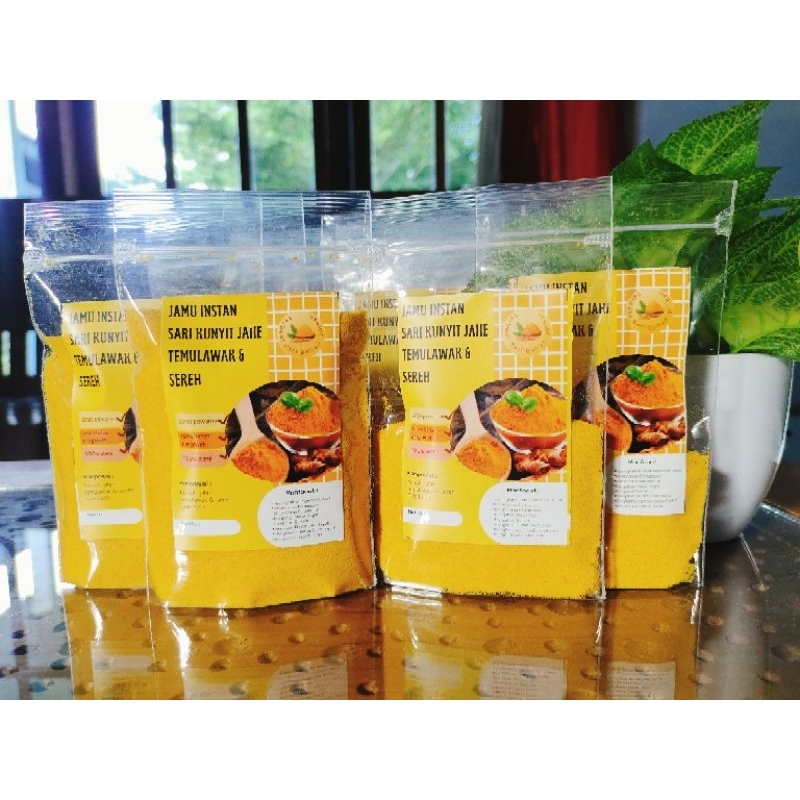 

Jamu instan ( SARI KUNYIT JAHE SEREH TEMULAWAK)