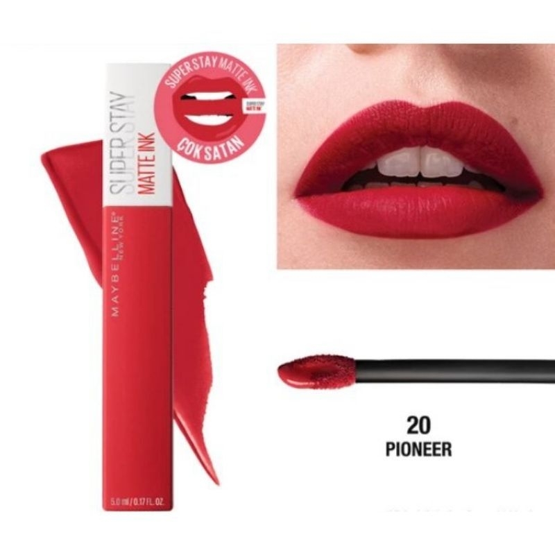 Maybelline superstay matte ink 20 pioneer