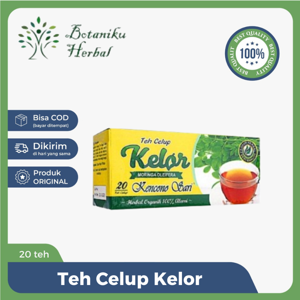 

Teh Celup Daun Kelor Moringa Kencono Sari - Menyegarkan Mata Dan Otak 20 Kantong