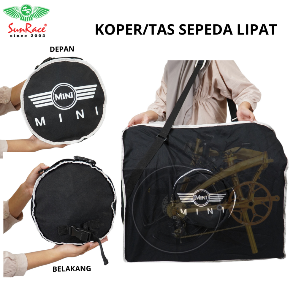 TAS/KOPER SEPEDA LIPAT MINI COOPER UNTUK MEMBAWA SEPEDA LIPAT 16 -20 INCH