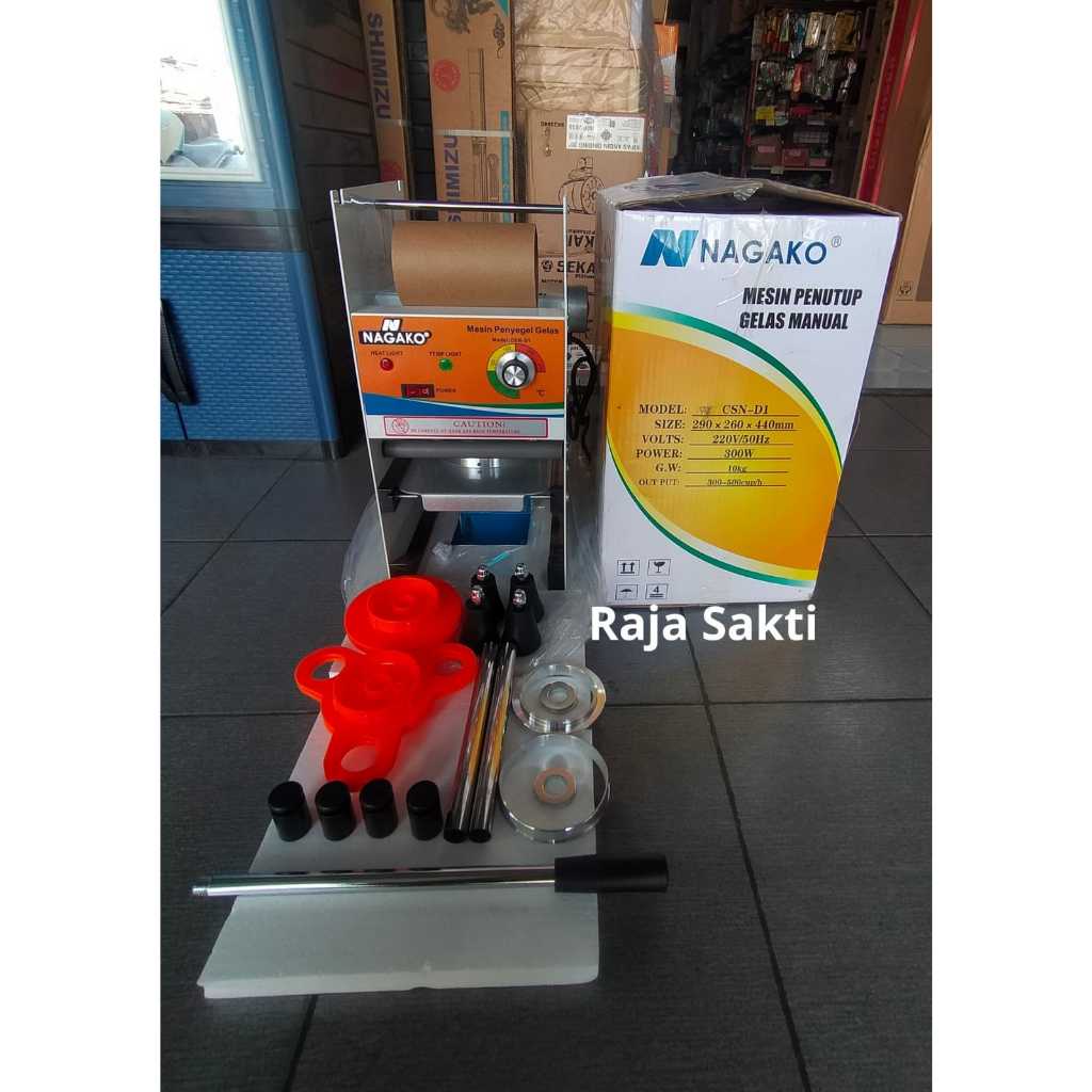 Mesin Press Cup Plastik Cup Sealer Nagako CSN-D1  Jumbo Sampai Ukuran 22oz