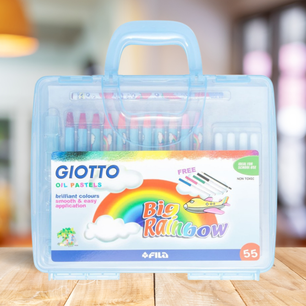 

Giotto Oil Pastel Case 55 Colors - High-Quality Art Supplies for Artists and Students