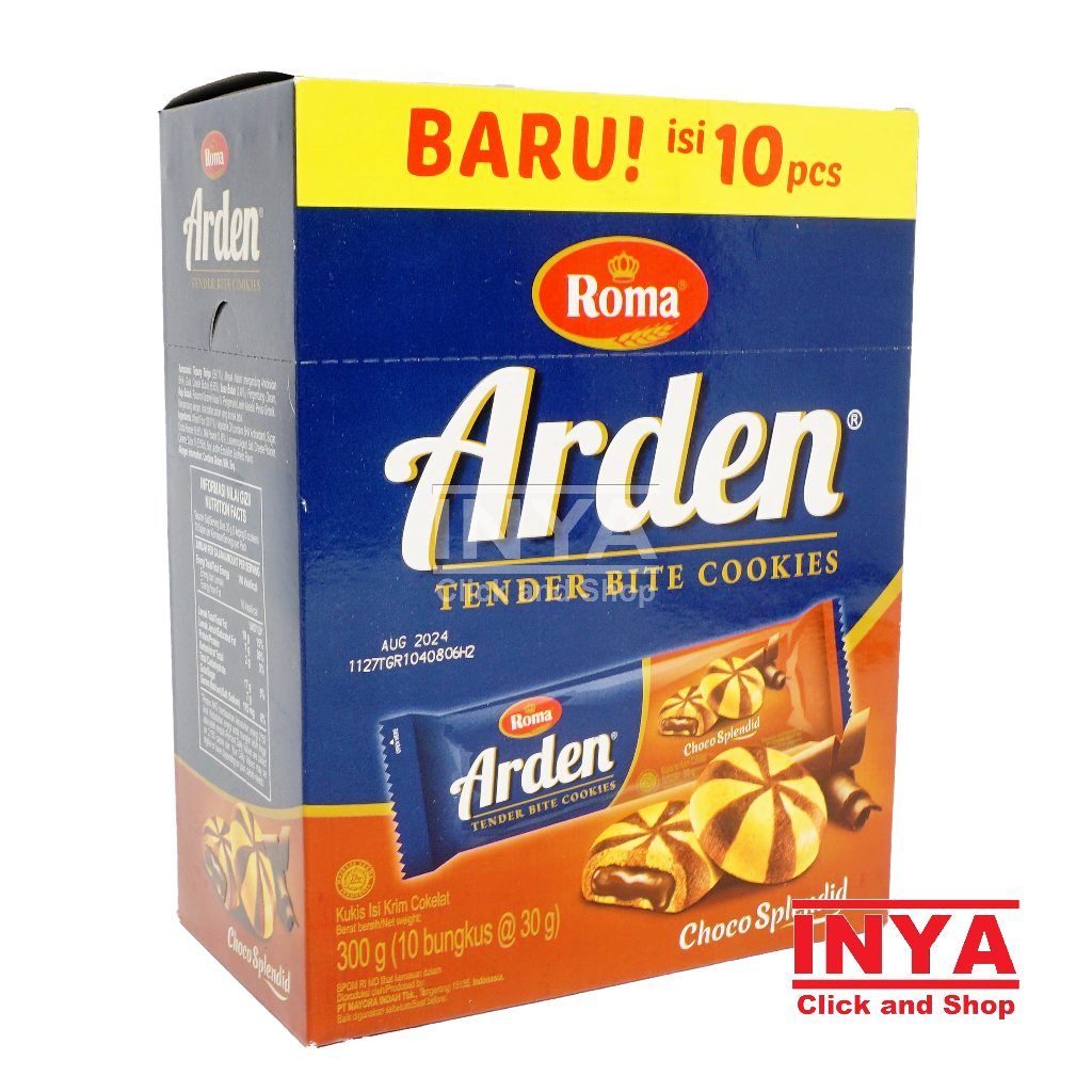 

Roma Arden Choco Splendid Isi Cokelat 10x30gr - Biscuits