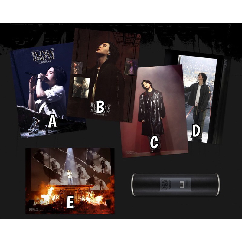 [READY STOCK] SUGA | AGUST D TOUR 'D-DAY' THE ORIGINAL POSTER