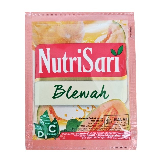 

Nutrisari Blewah Minuman Bubuk / 1 Pc