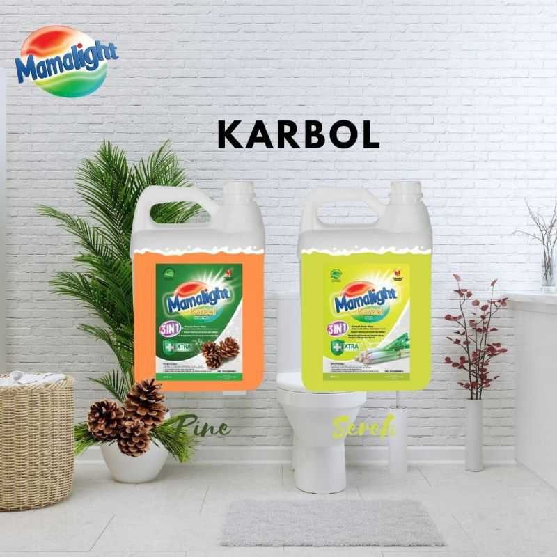 [Drigen 5L] Karbol Mamalight / Dialight  Kemasan 5 Liter