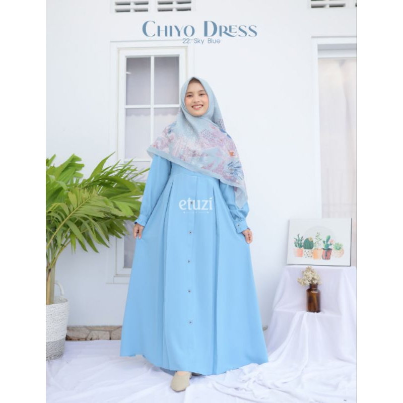 CHIYO DRESS By ETUZI (GAMIS WOLLYCREPE ORIGINAL 100% ETUZI)