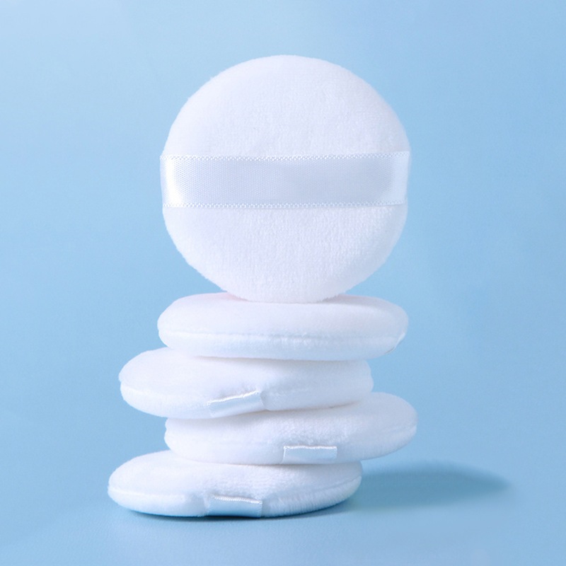 Sponge Bedak Tabur Putih Diameter 5,5 Cm