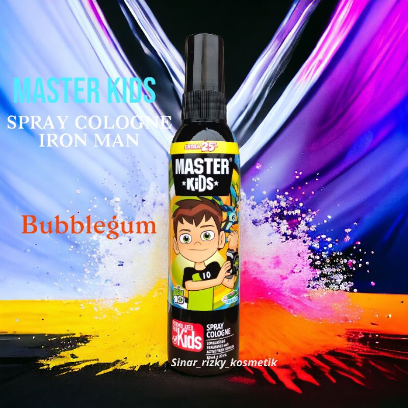 Wangi Master Kids Spray Cologne Ben 10 - Bubblegum