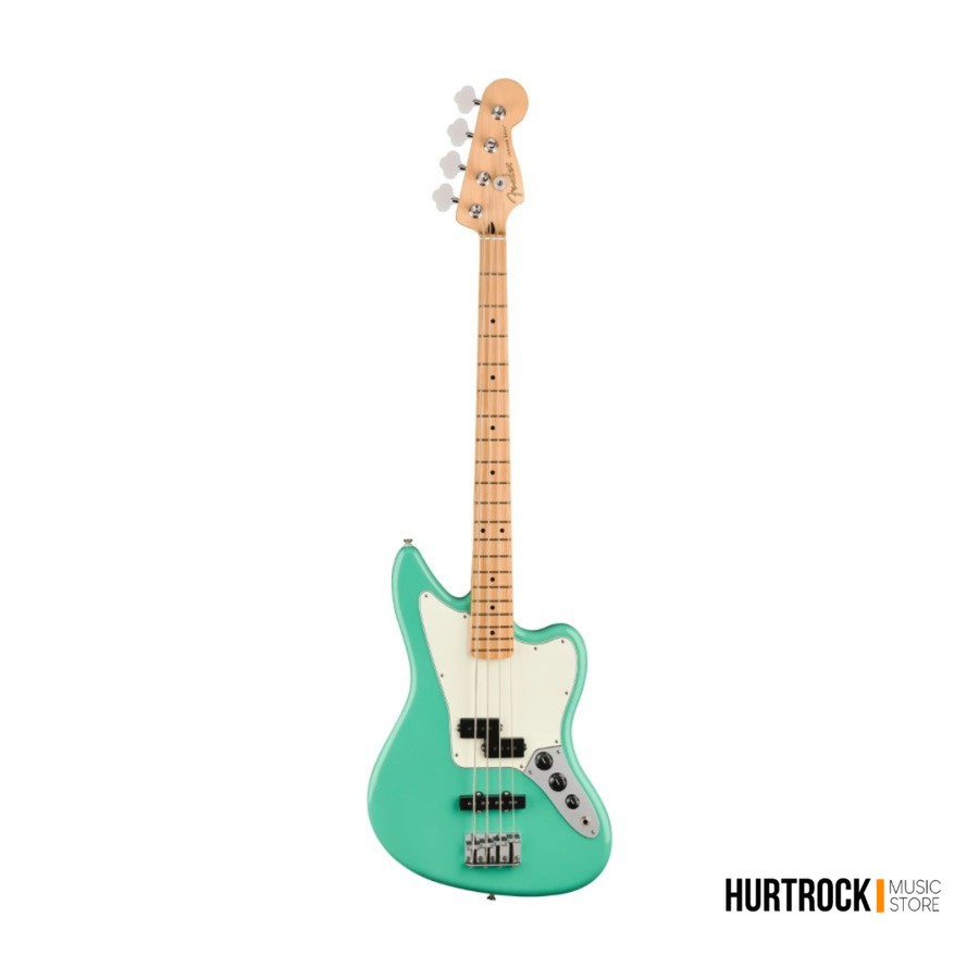Fender Player Jaguar Bass Electric Guitar, Maple FretBoard, Sea Foam Green