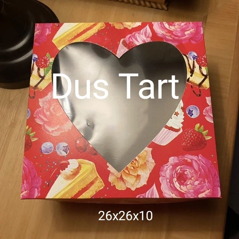Dus box Kue Tart  26x26 tinggi 10 cm