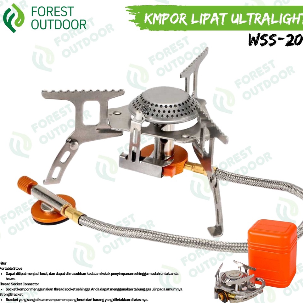 Kompor lipat ultralight WSS21  kompor camping ultralight  kompor ultralight mini  kompor poble ultra