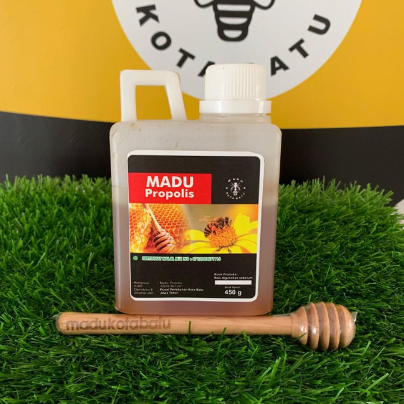

Madu Asli Murni Propolis 2 IN 1 (madu + propolis ) Jirigen Netto 450 gr - madu murni mkb