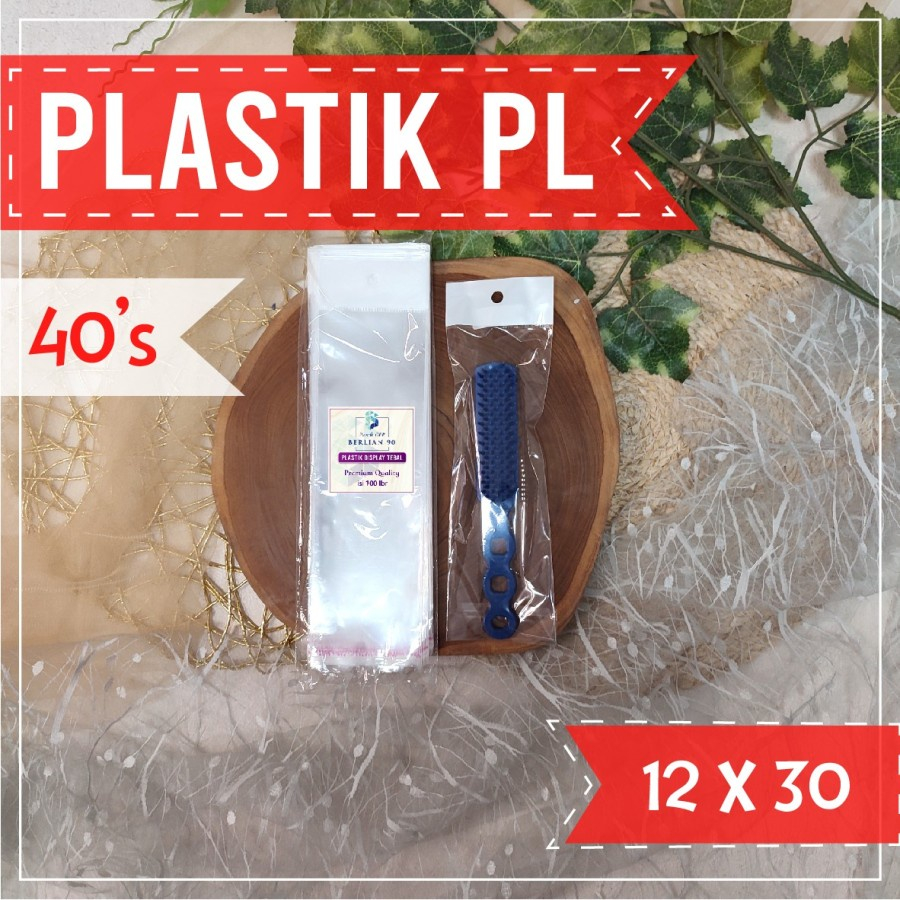 

12x30 Plastik OPP Gantung / Plastik Display / Plastik Aksesoris