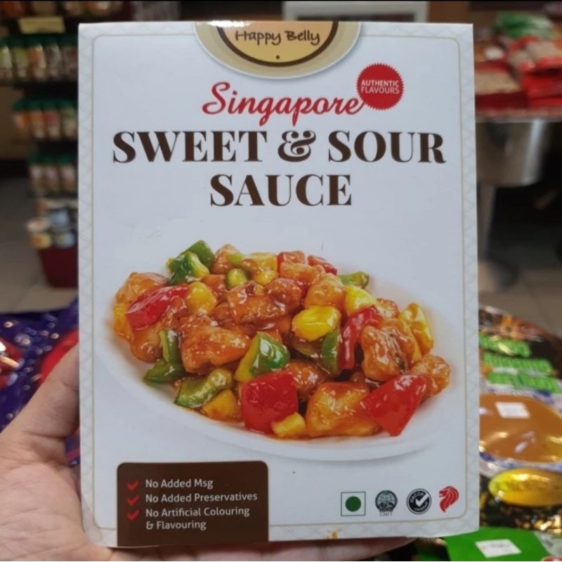 

happy belly sweet and sour sauce singapore bumbu masak instan asam manis