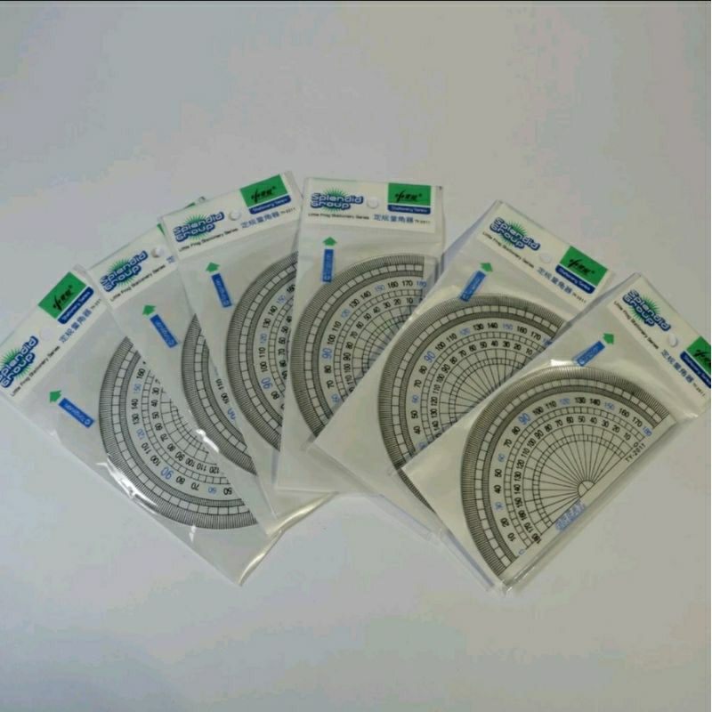 

Busur Derajat Tebal Bagus 180 Setengah Lingkaran Plastik Transparan