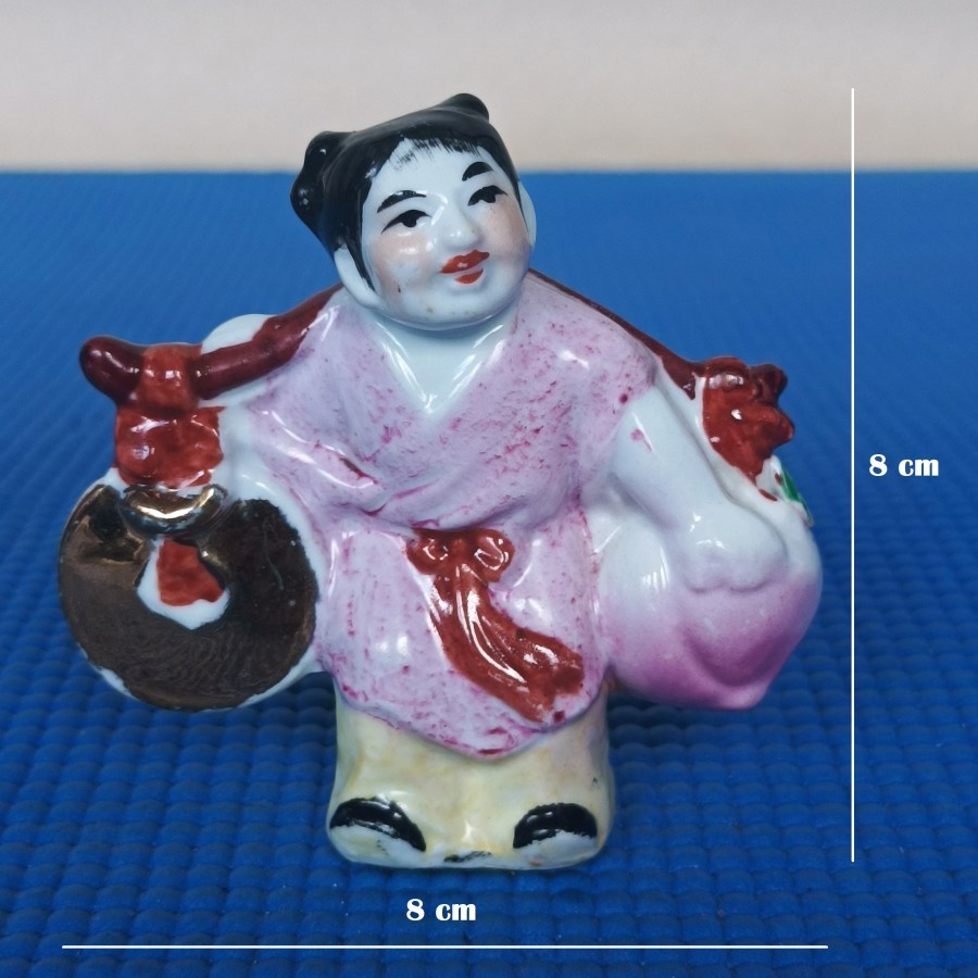 Patung Keramik Porcelain Wanita Oriental China