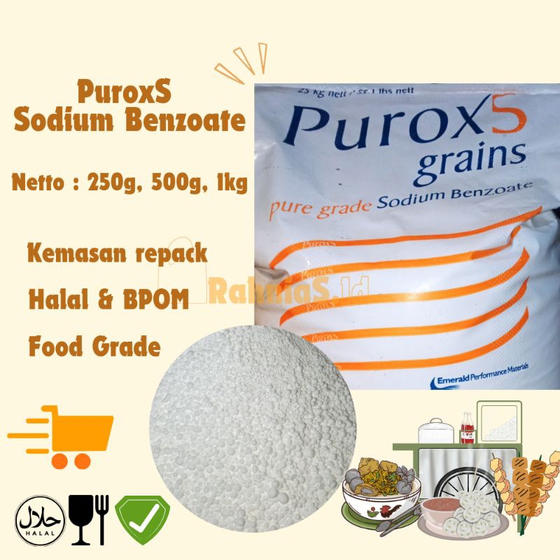 

PuroxS grains/Sodium Benzoate/1kg