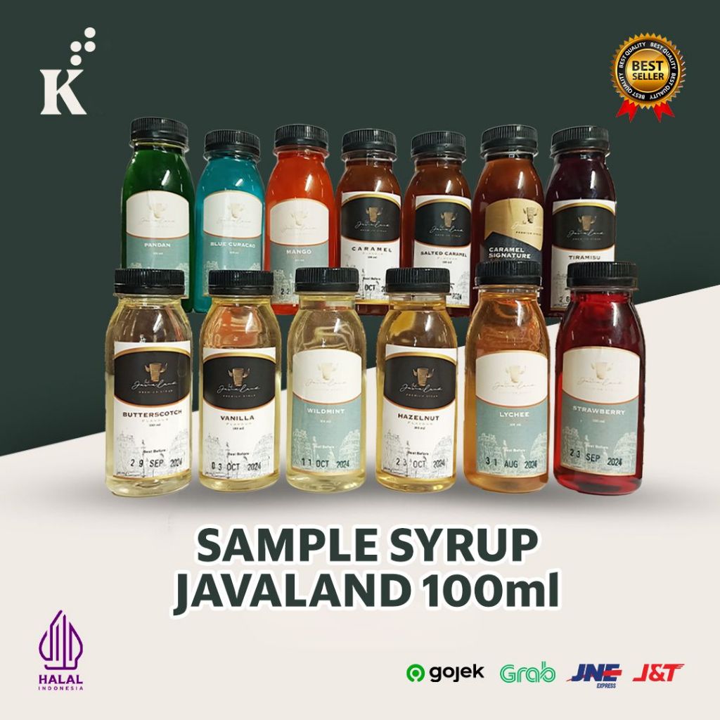 

Syrup/Sirup Premium Javaland Aneka Rasa 100 ml
