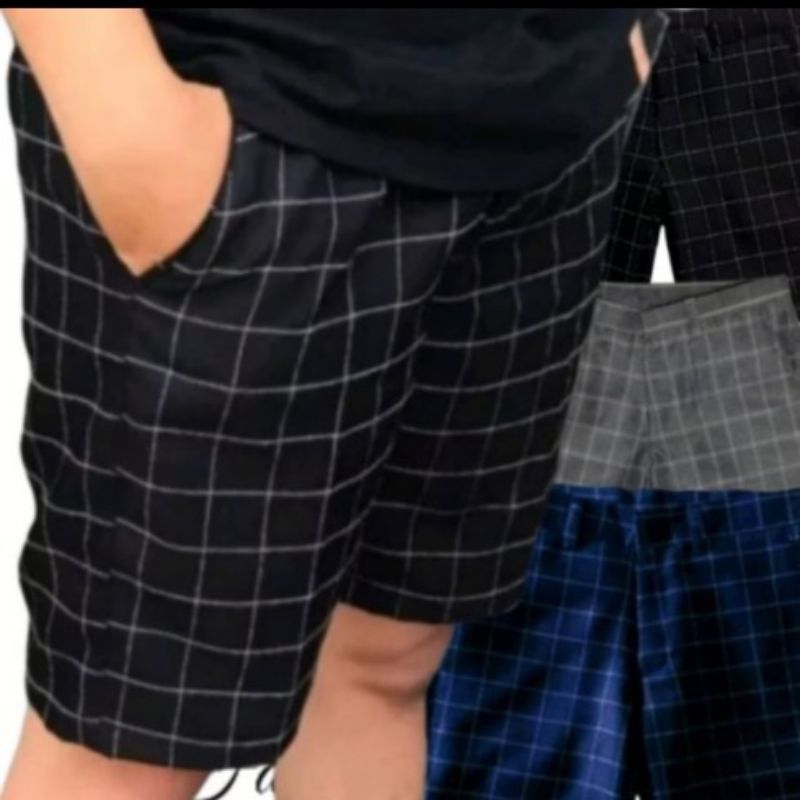 Celana Tartan Pendek Celana Pendek Pria Celana Tartan Celana Pendek Distro