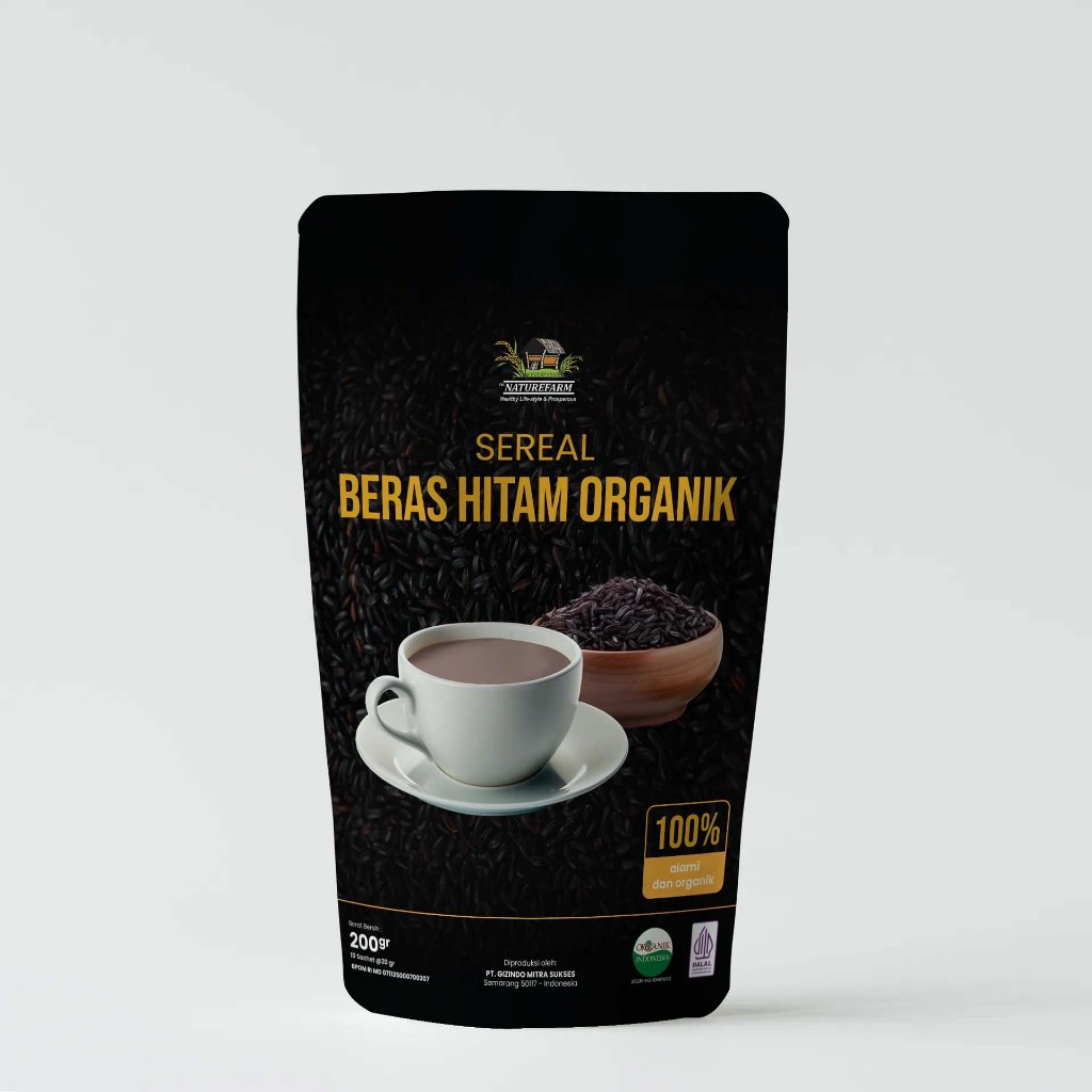 

Beras Hitam Organik Sereal 200g