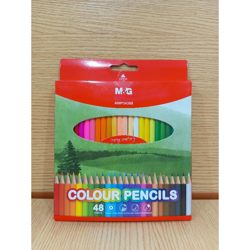 

pensil warna merek M&G isi 12 warna, 24,48