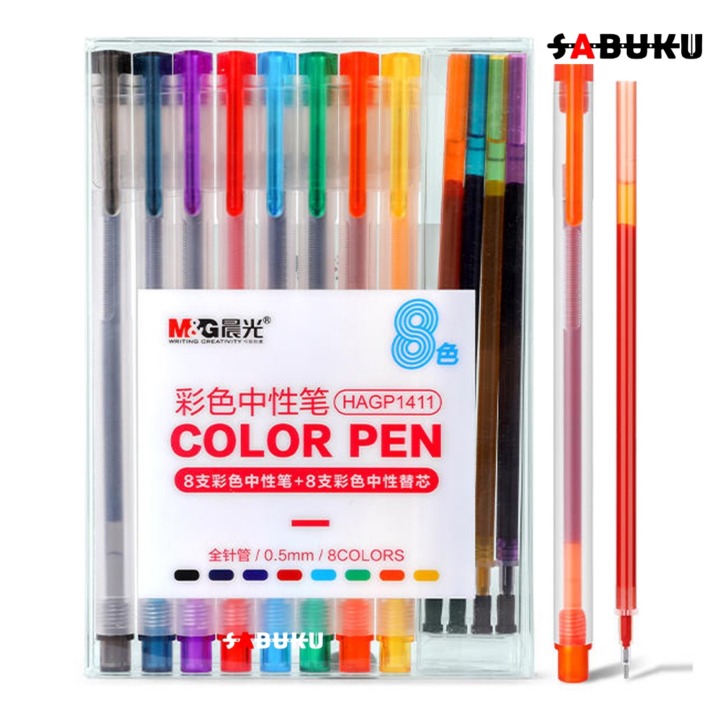 

[S&K] M&G HGP1411 Gel Pen Pulpen Gel 0.5mm Berbagai Macam Warna -SK4020
