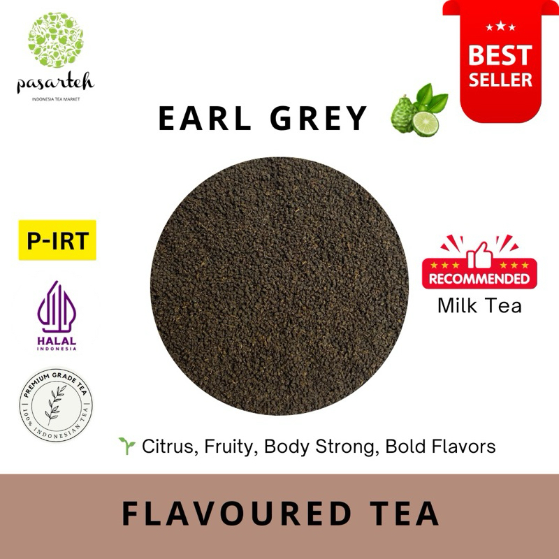 

[Pasarteh] Premium Earl Grey Milk Tea Base | Teh Hitam Bergamot Lokal | Teh Earl Grey | Flavour Tea