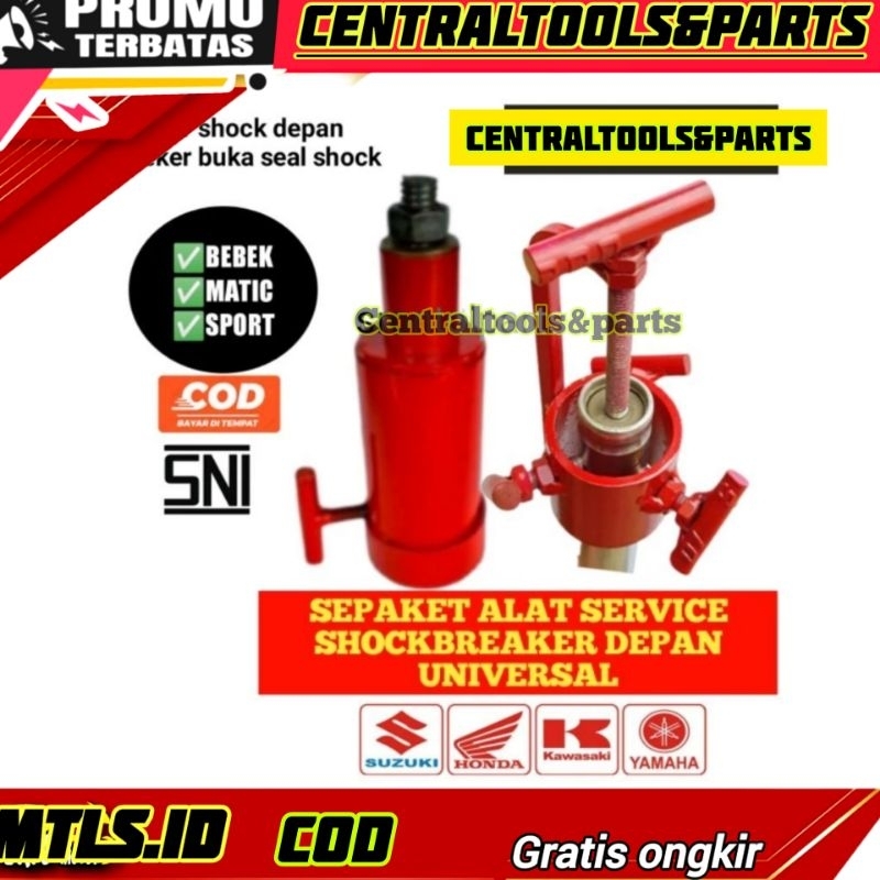 [POMO TERBATAS] SATU PAKET alat service shockbreaker depan treker  shock shockbreaker depan motor tr