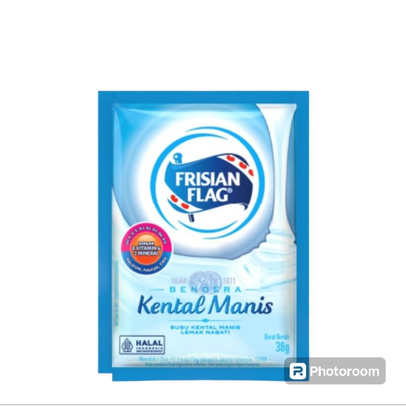 

susu kental manis Frisian Flag 1 renteng x 38gr x 6 sachet