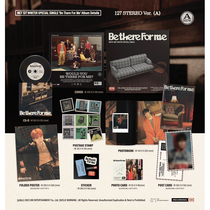 

[READY STOCK] NCT 127 - BE THERE FOR ME STEREO & HOUSE VER