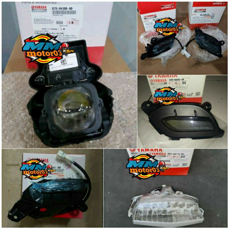 PAKET LAMPU DEPAN MT 15 MT15 OLD ORIGINAL YGP GENUINE PARTS