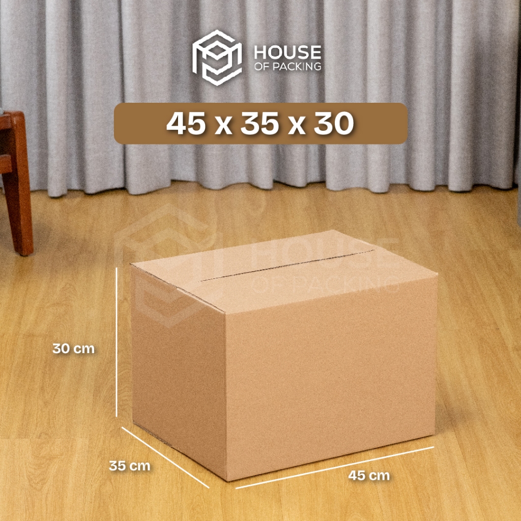

Kardus Karton Box Besar 45x35x30 CM Kotak Kardus Packing Packaging Pindahan Tebal Polos